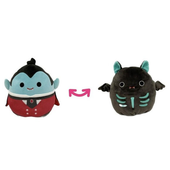 Squishmallows Other - Jazwares‎ Squishmallows Vampire And Skeleton Bat Plush Toy